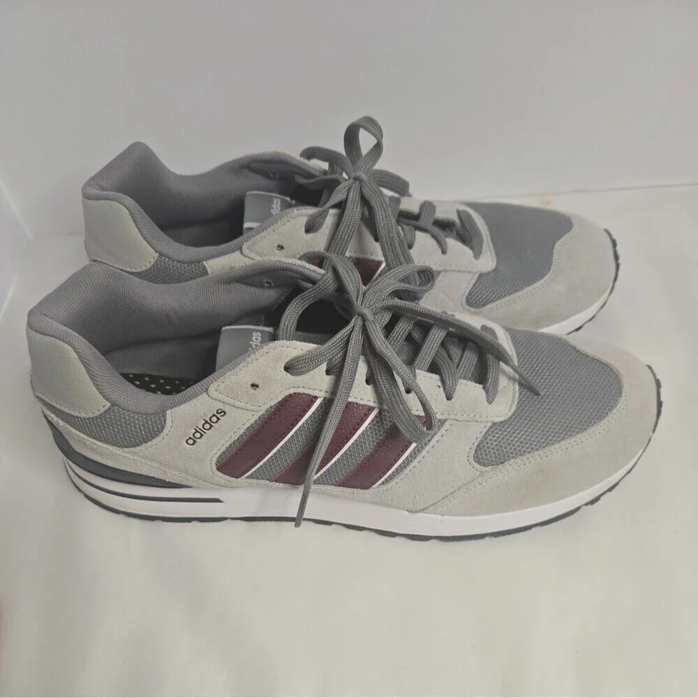 Adidas Sportswear Run 80s Men Shoes Grey Three / Shadow Red Shadow Navy size  12